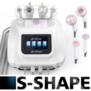 30K S-SHAPE Ultrasound & RF EMS Electroporation Vacuum Suction Body Face Machine