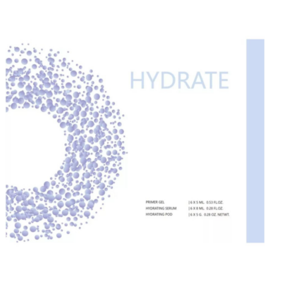 PODS OXYGEN Box 6 Pods,6 primers &6 serums for Facial skin care-HYDRATE BOX