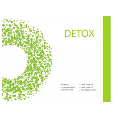 PODS OXYGEN Box 6 Pods,6 primers &6 serums for Facial skin care-DETOX BOX
